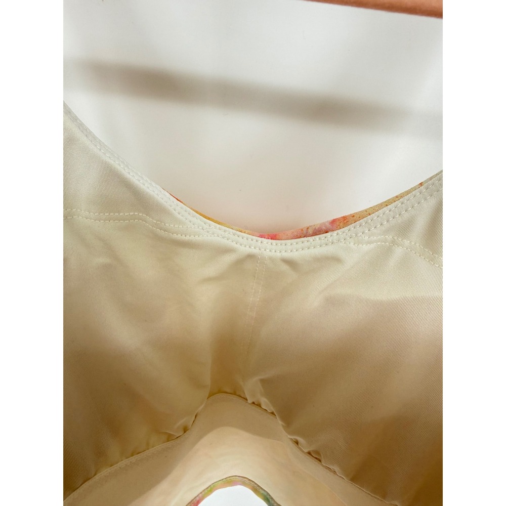 Harmony & Balance Athletic Crop Top Women Small Multi-Color Watercolor Splatter - Picture 5 of 9